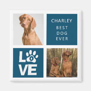 Meilleur chien jamais Magnet photo personnalisé