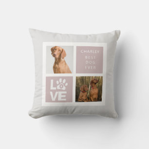 Meilleur chien jamais   Oreiller photo personnalis