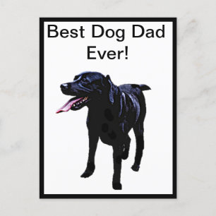 Meilleur Chien Papa, Fête des pères, Carte postale