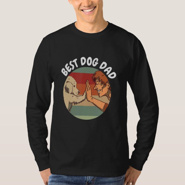 Meilleur Chien Papa Haut Cinq Chien Propriétaire A (Devant)