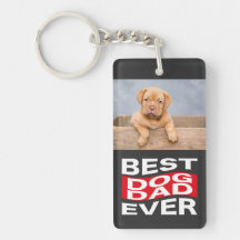 Meilleur Chien Papa Jamais Pet Photo Personnalisé