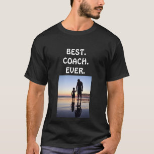 Meilleur Coach Ever T-Shirt personnaliser photo