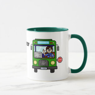 Meilleur conducteur de bus masculin Customisé Mug