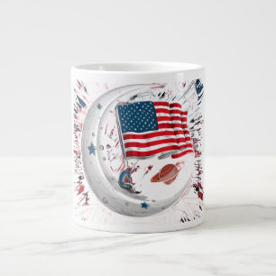 Meilleur design du drapeau américain sur 🍺 tasse