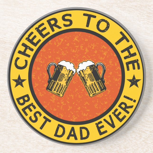 MEILLEUR dessous de verre personnalisé DAD EVER (Devant)