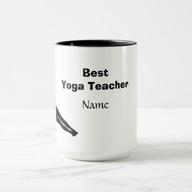 Meilleur enseignant de yoga Mug (Centre)