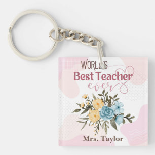 Meilleur enseignant du monde jamais floral personn