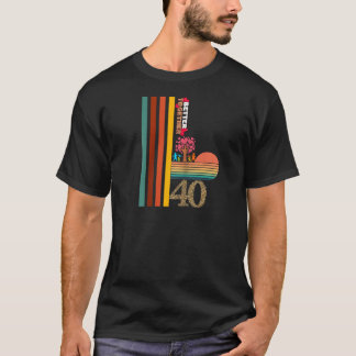Meilleur ensemble à 40 ans T-shirt inspirant au co