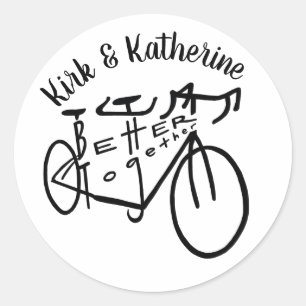 Meilleur ensemble vélo tandem autocollant personna