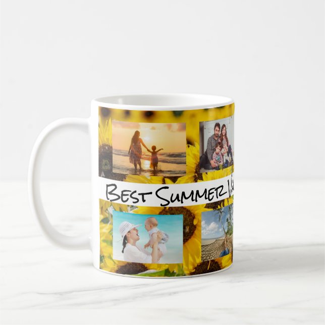 Meilleur été vacances en famille Café Mug (Gauche)