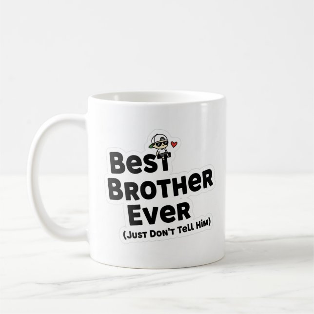 Meilleur Frère Jamais Mug (Gauche)