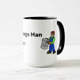 Meilleur Garbage Man Nom Mug