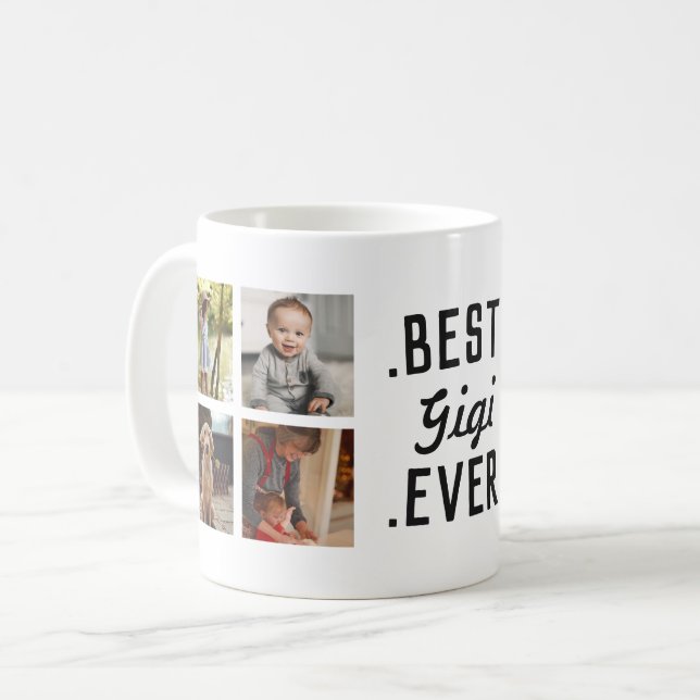 Meilleur Gigi Jamais Photo Mug (Devant gauche)