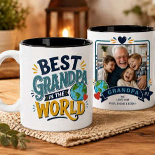 Meilleur Grand-Père du Monde Mug Photo