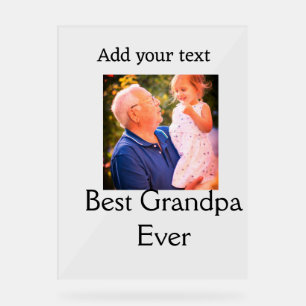 Meilleur grand-père jamais grand-père photo cadeau