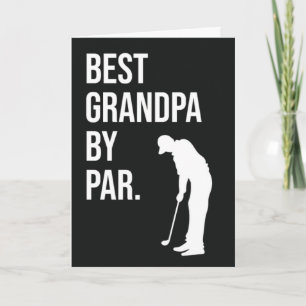 Meilleur Grand-Père par Par Cartes de Golf Drôles