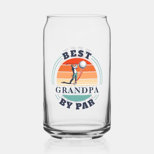 Meilleur Grand-Père Par Par Retro Golfer Personnal (Recto)