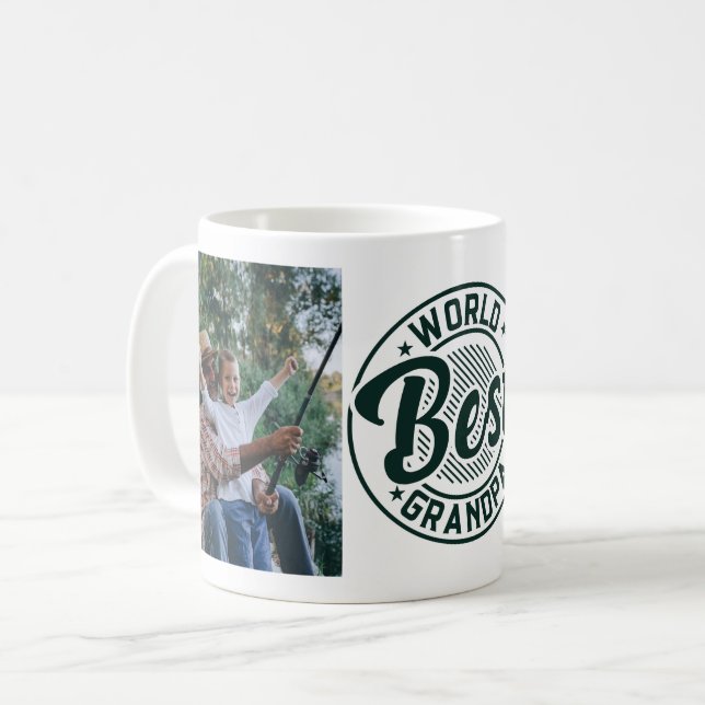 Meilleur Grand-Père Photo Mug (Devant gauche)
