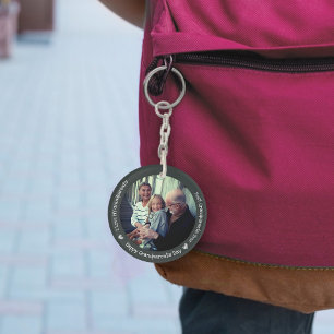 MEILLEUR GRANDPA JAMAIS Photo Porte - clé personna