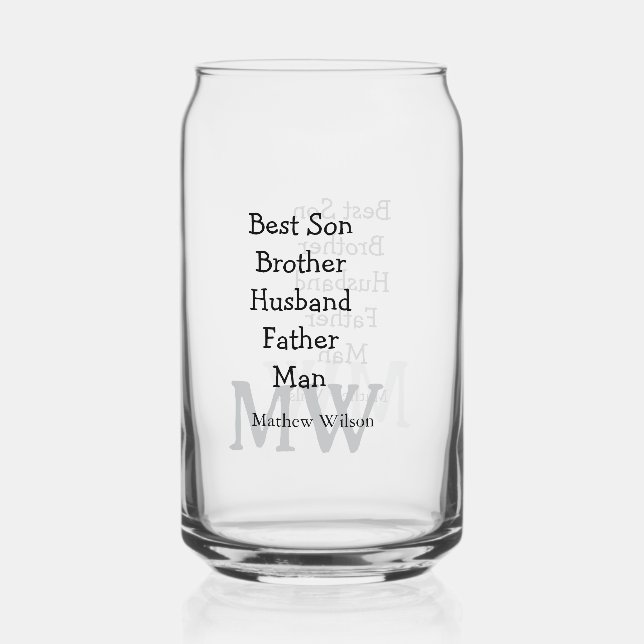 Meilleur homme fils mari papa cite ajouter un nom  (Recto)