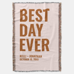 Meilleur Jour Jamais Couverture Mariage personnali