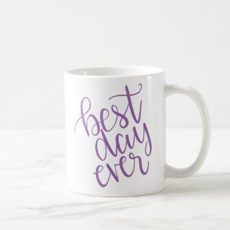 Meilleur Jour Jamais Personnalisé Mariage Jour Mug