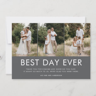 Meilleur Jour Tous 3 Photo Mariage Merci