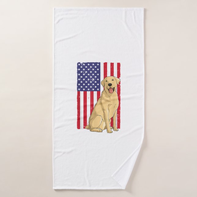 Meilleur Labrador Pour Hommes Femmes Laboratoire J (Serviette de bain)