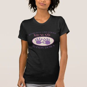 Meilleur Memaw Haut la Main T-shirt