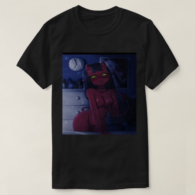 Meilleur Meru Le Succubus mignon sans manches Haut (Design devant)