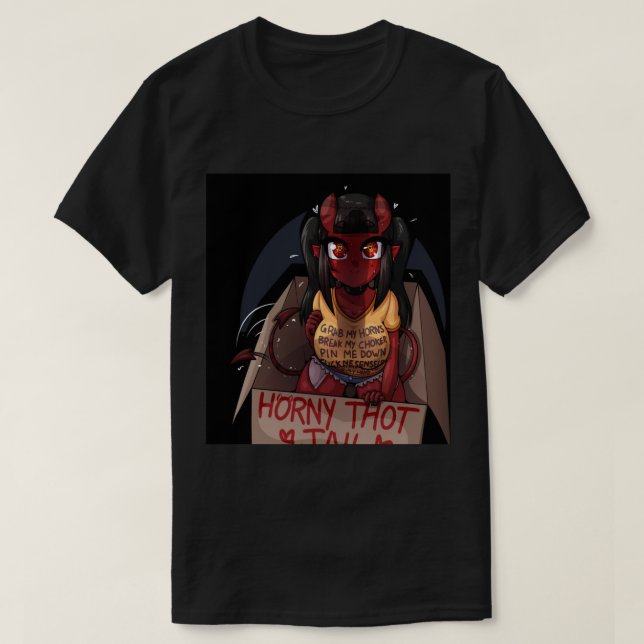 Meilleur Meru Le Succubus mignon sans manches Haut (Design devant)