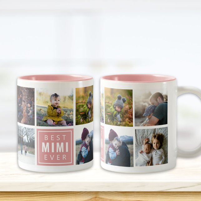 Meilleur MIMI Jamais Photo Mug Personnalisé (Créateur téléchargé)