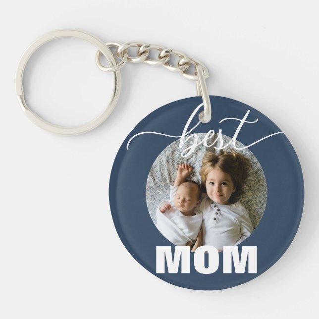 Meilleur MOM Enfants Photo Fête des mères Porte -  (Devant)