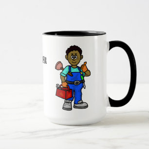 Meilleur mug de plombier pour plombier noir