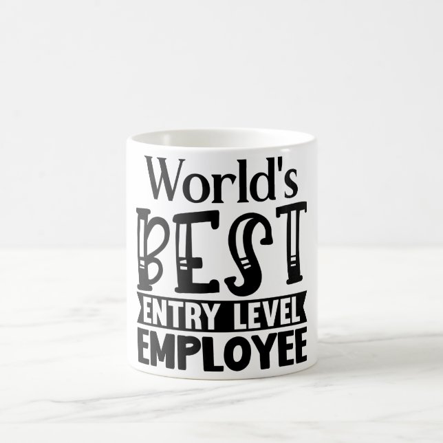 Meilleur Mug d'employés de niveau d'entrée (Centre)