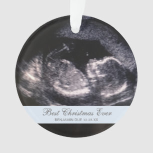 Meilleur Noël jamais mignonne Ultrasound Photo gar
