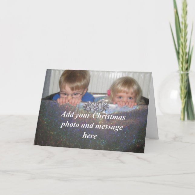 Meilleur Noël Personnalisé N'importe quelle carte  (Devant)