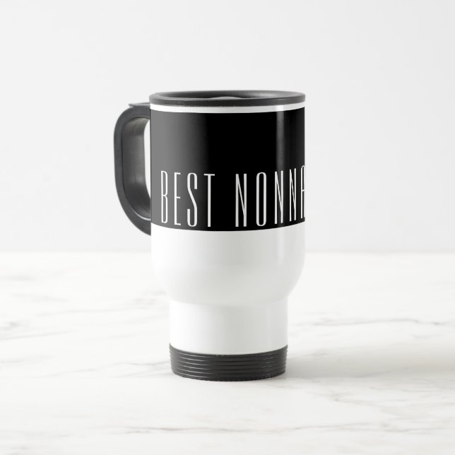 Meilleur NONNA jamais Voyage Mug (Devant gauche)