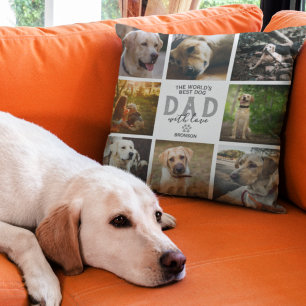 Meilleur Oreiller de Fête des pères de chien papa 