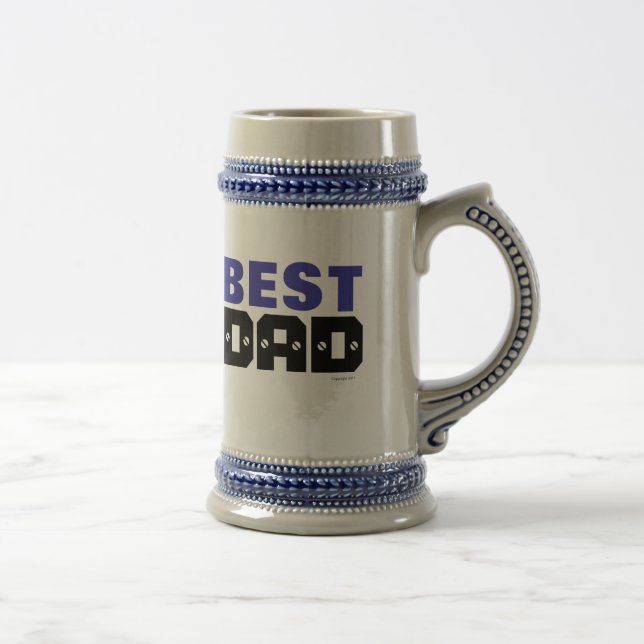 Meilleur papa Beer Stein Mug (Droite)
