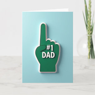 Meilleur Papa Carte de Fête des Pères Papa Numéro