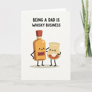 Meilleur Papa Carte de Visite Whisky