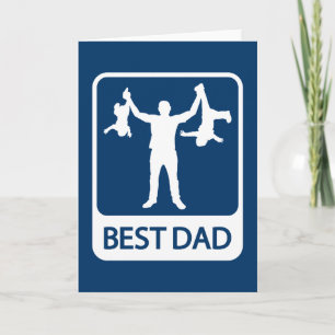 Meilleur papa - Carte Fête des pères / Anniversair