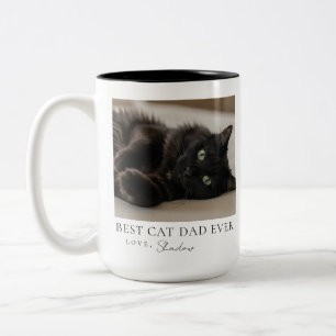 Meilleur Papa Chat du Monde Mug Photo pour Animal 