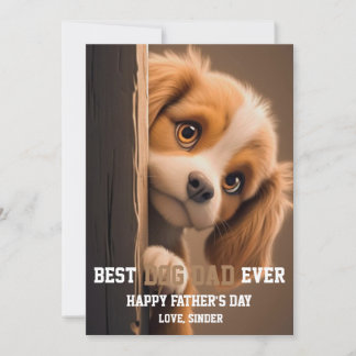 Meilleur Papa de Chien de Tous les Temps ! Carte d