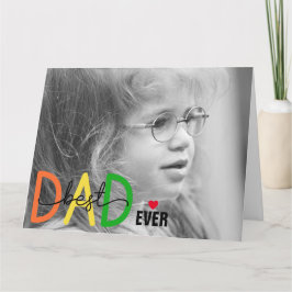 Meilleur Papa de Tous Carte de Vœux Pliée pour la 
