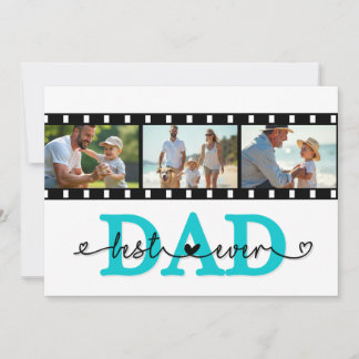 Meilleur Papa de Tous les Temps Carte Photo Film S