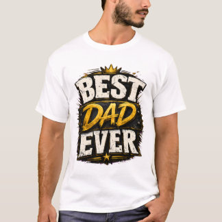 Meilleur Papa de Tous les Temps T-Shirt pour la Fê