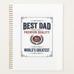 Meilleur Papa Design de T-Shirt avec Gravure Vinta
