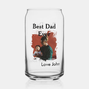 Meilleur papa du monde cadeau photo nom simple pou